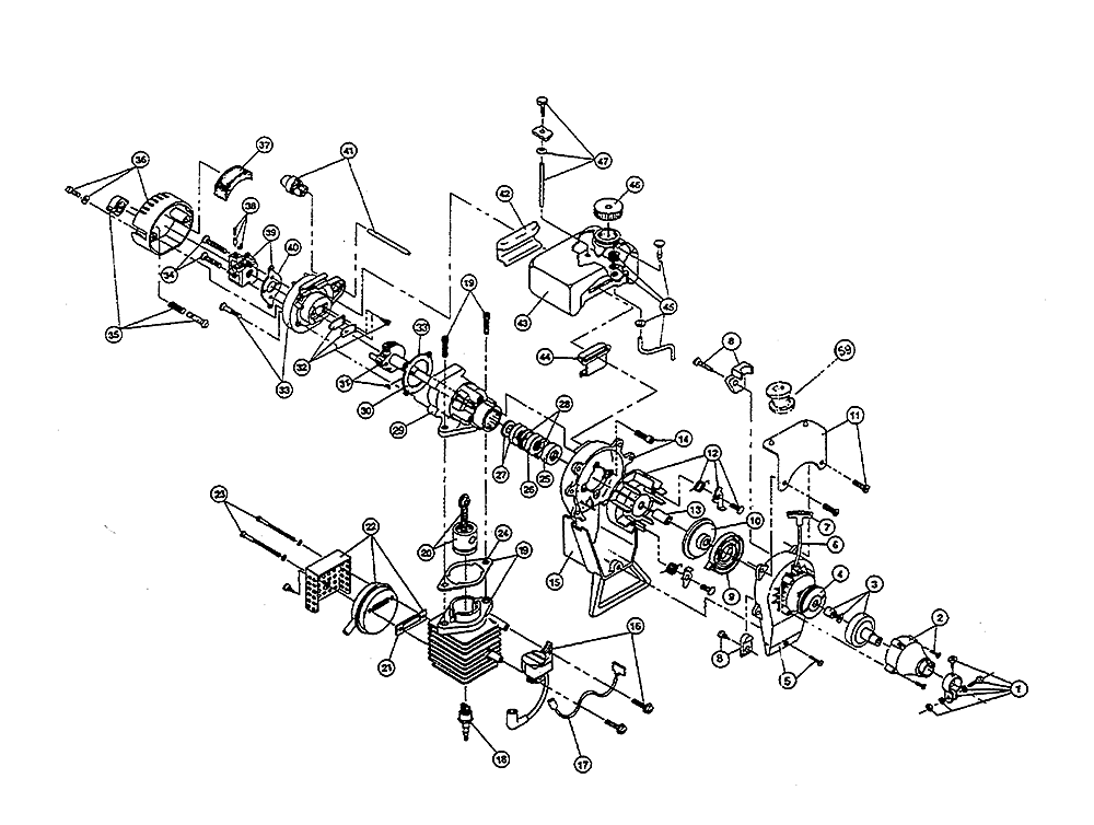Fig-0 Diagram and Parts List for 400 809065150 Ryobi Tiller