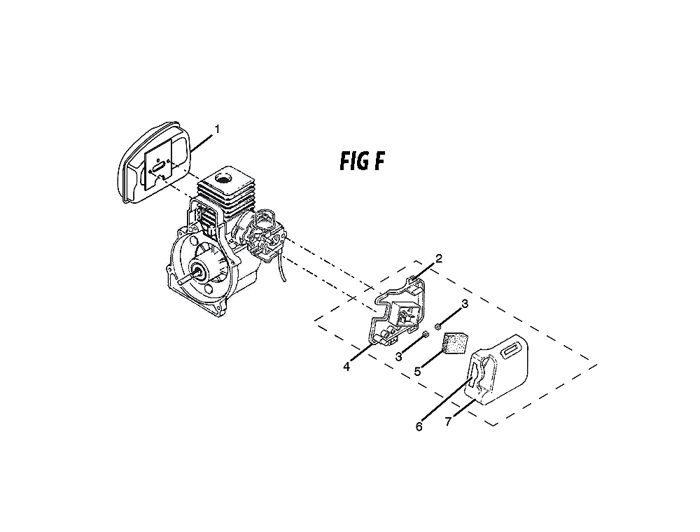 Fig-3 Diagram and Parts List for UT70007  Ryobi Trimmer