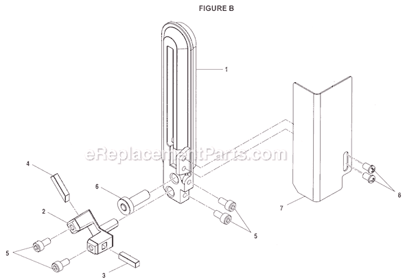 Page B Diagram and Parts List for BS902  Ryobi Band Saw