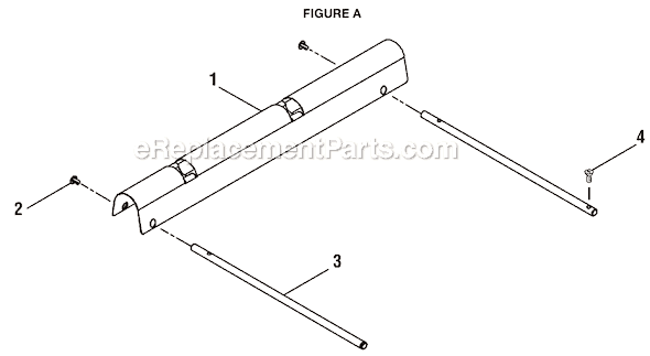 Page A Diagram and Parts List for BTS20R-1  Ryobi Table Saw
