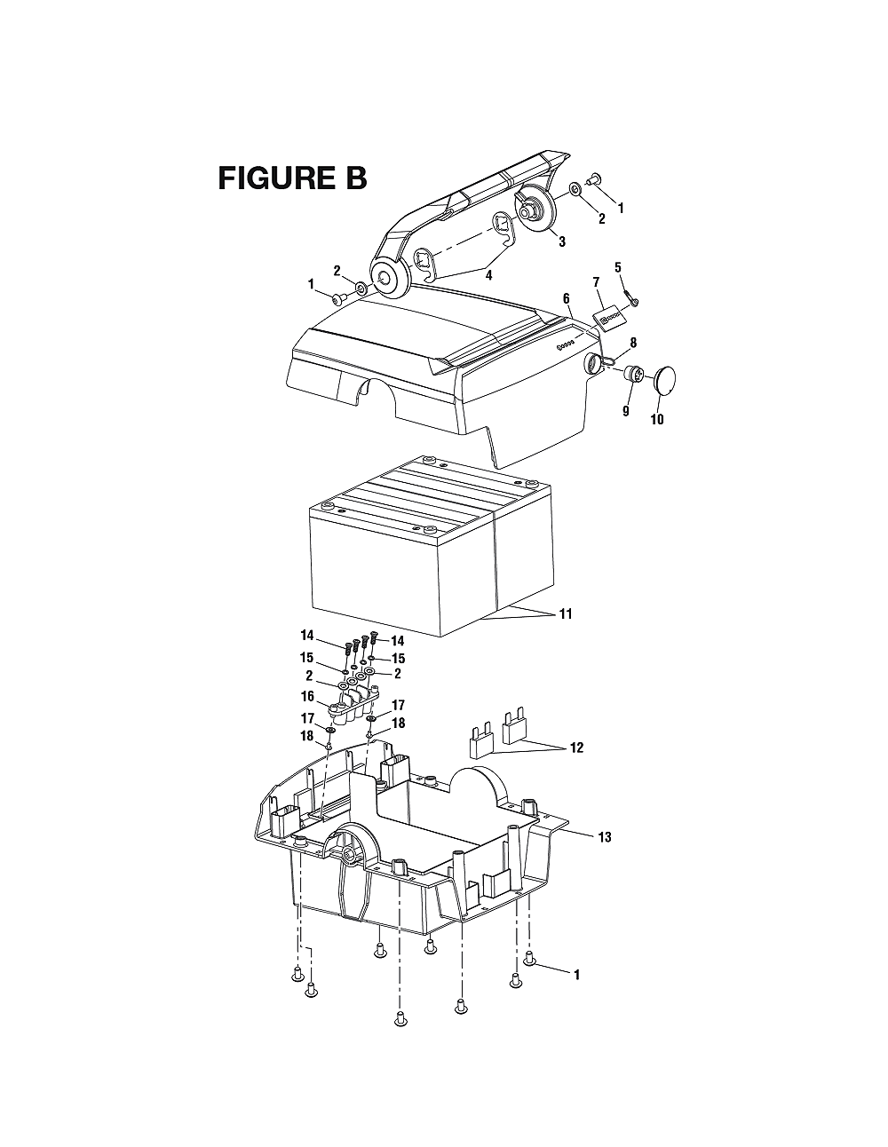 Fig-2 Diagram and Parts List for RY14110A  Ryobi Lawn Mower