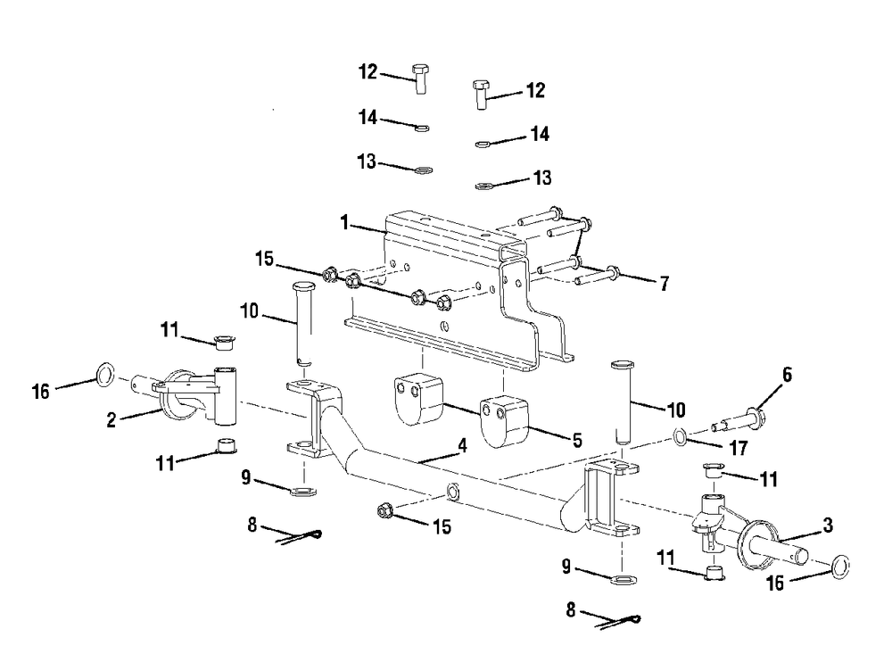 Figure D (Front Axle Assembly) Diagram and Parts List for RY 48112 (Rev 01)(099749011)(2018-02) Ryobi Lawn Tractor