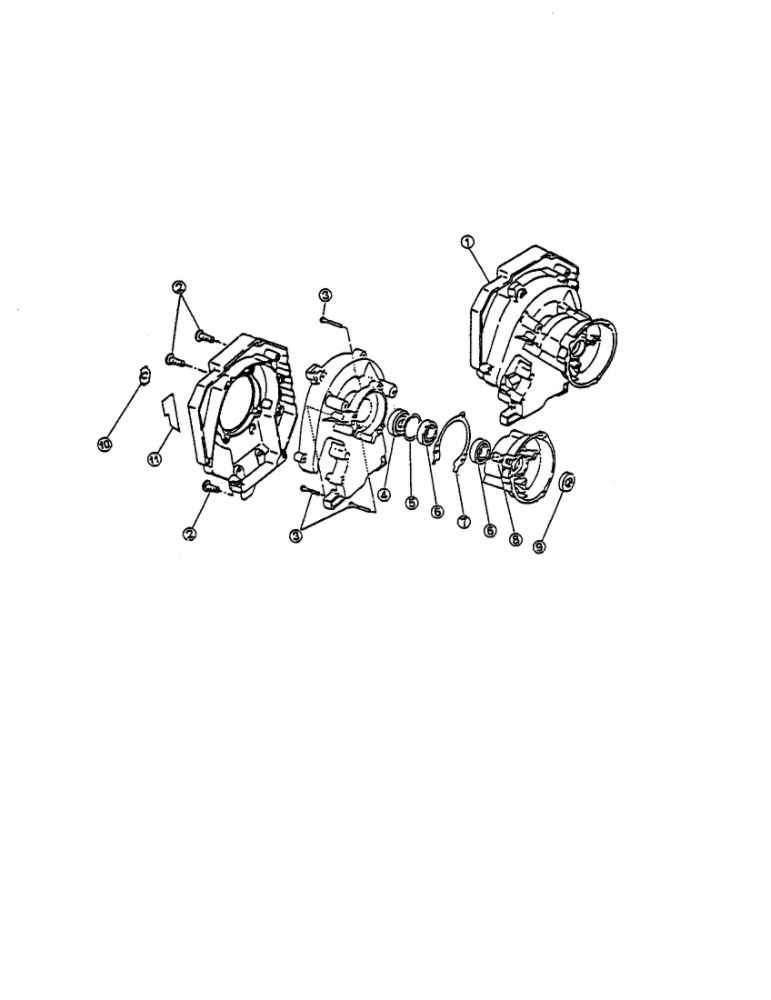 Crankcase System Diagram and Parts List for ER-160  Ryobi Hammer Drill