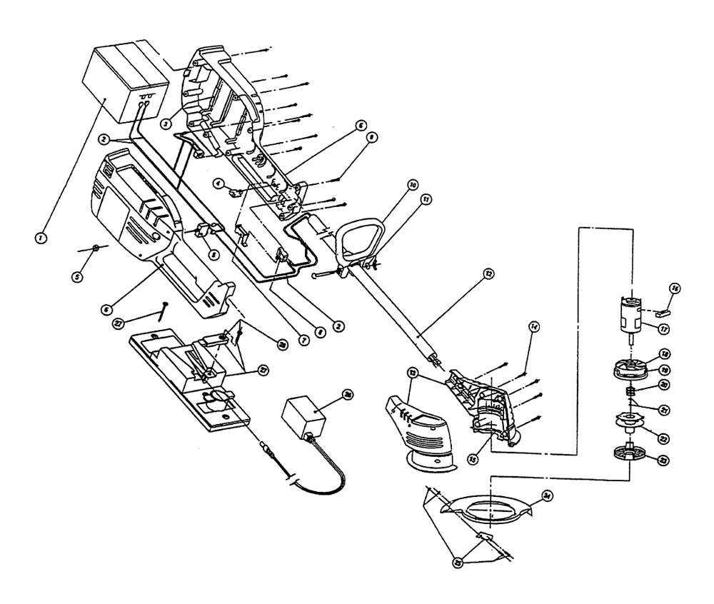 Fig-0 Diagram and Parts List for IDC150 203104731 Ryobi Trimmer