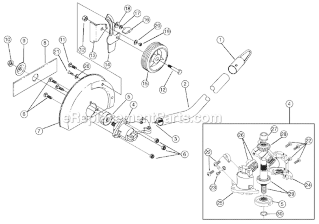 Page A Diagram and Parts List for LE720R 41AJLE1A034 Ryobi Edger