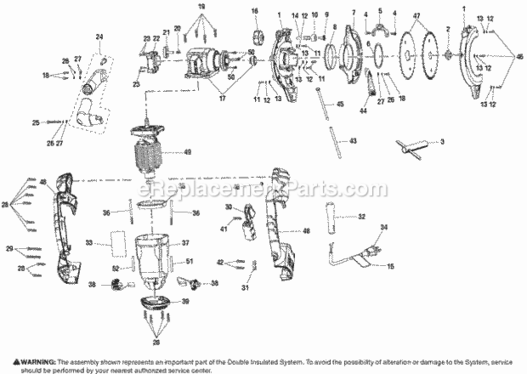 Page A Diagram and Parts List for NT1DB  Ryobi Jig Saw
