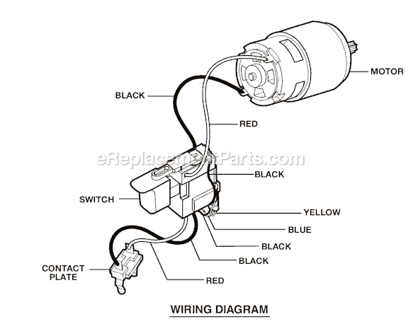 Page B Diagram and Parts List for P205  Ryobi Electric Drill