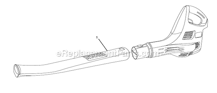Page A Diagram and Parts List for P2105  Ryobi Leaf Blower / Vacuum