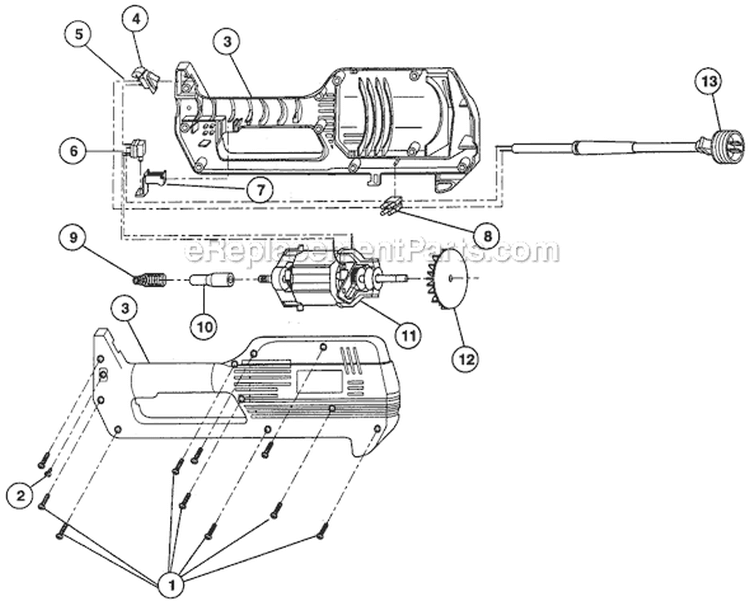 Page A Diagram and Parts List for PH135R 407104738 Ryobi Trimmer