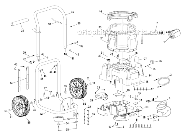 Page A Diagram and Parts List for RAP200  Ryobi Paint Sprayer