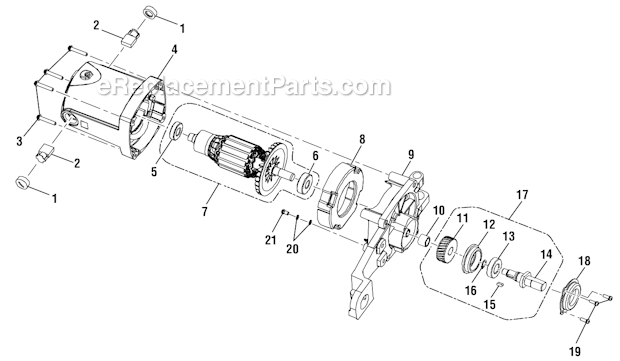 Page G Diagram and Parts List for RTS30  Ryobi Table Saw