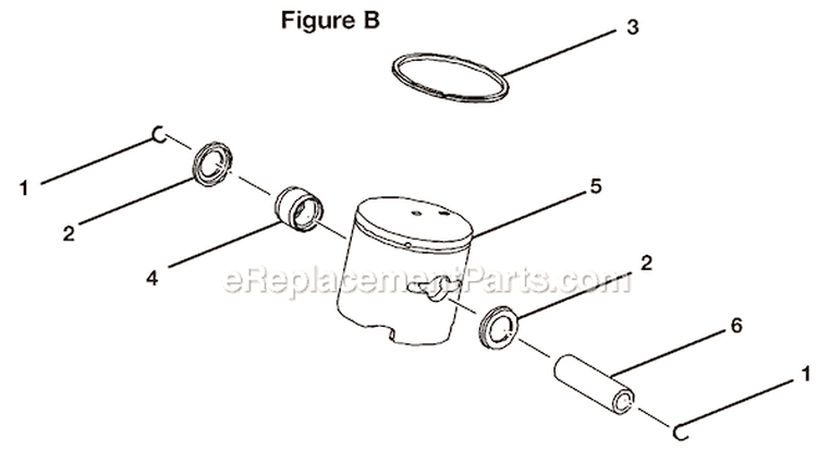 Page B Diagram and Parts List for RY08544  Ryobi Leaf Blower / Vacuum