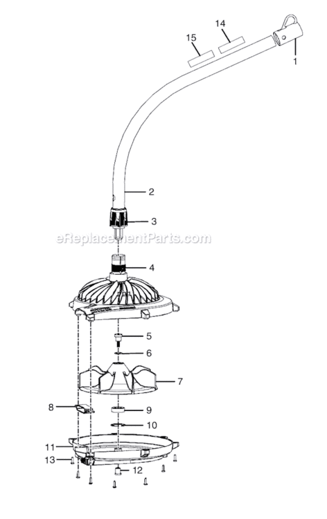 Page A Diagram and Parts List for RY15519  Ryobi Leaf Blower / Vacuum