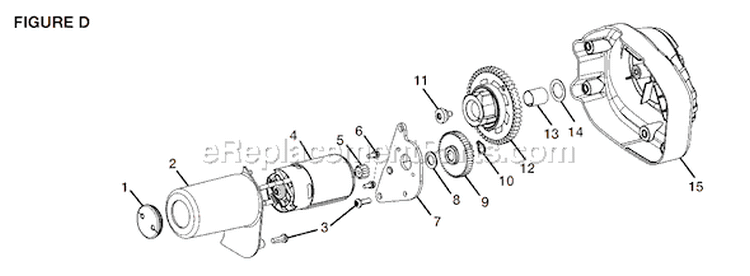 Starter Assembly Diagram and Parts List for RY29550  Ryobi Trimmer