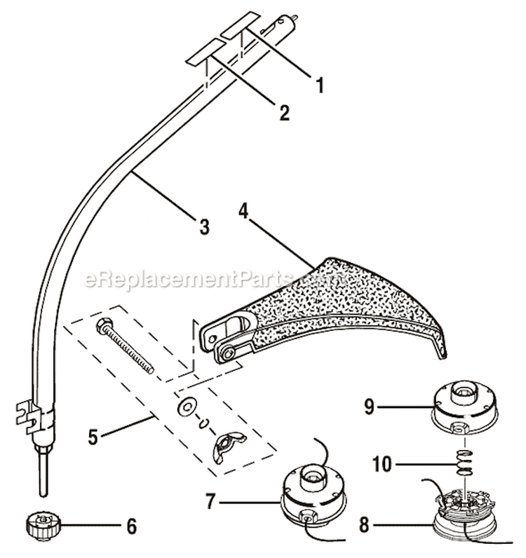 Page B Diagram and Parts List for RY30130  Ryobi Trimmer