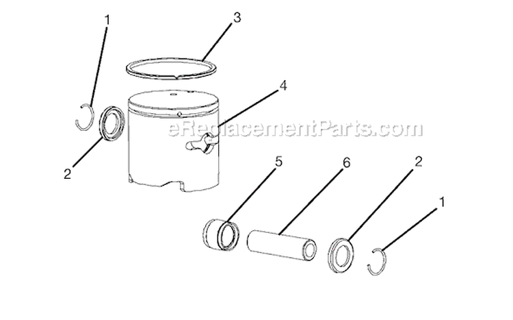 Page C Diagram and Parts List for RY60511B  Ryobi Tiller