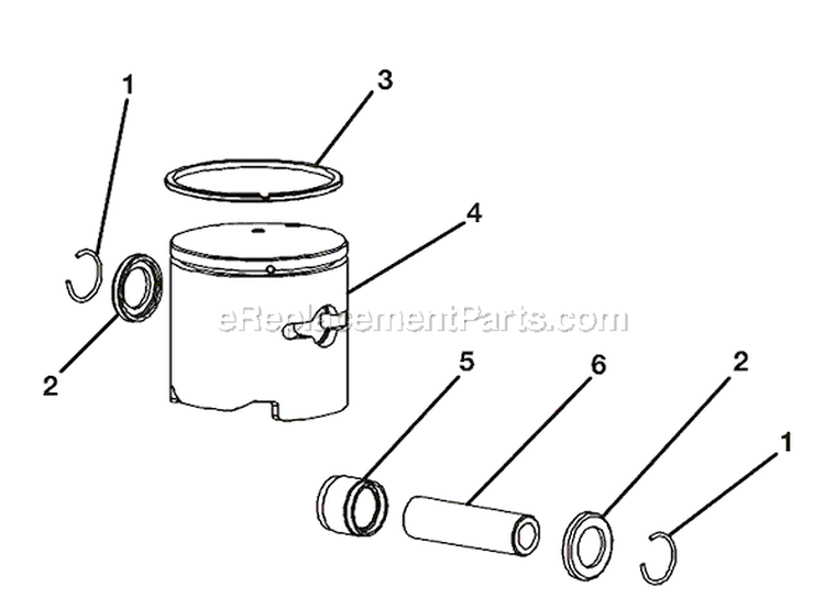 Page C Diagram and Parts List for RY60512  Ryobi Tiller