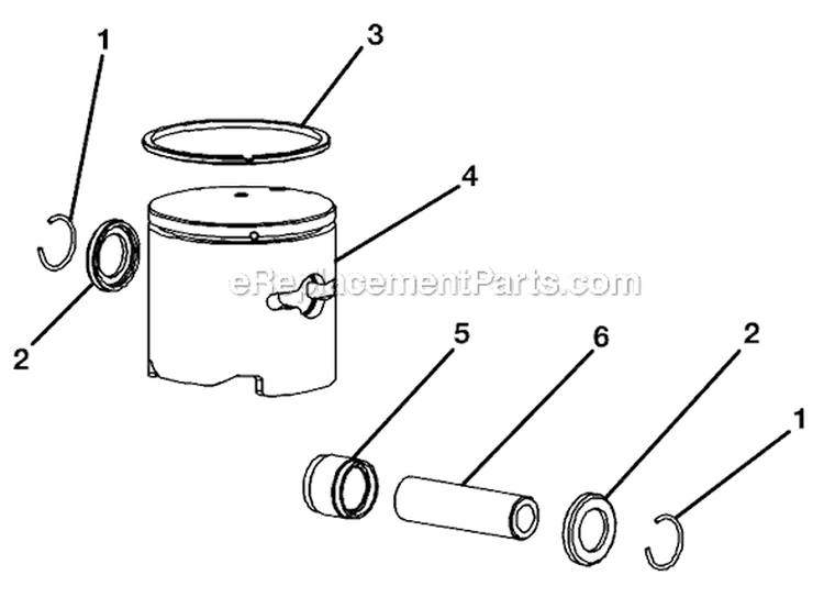 Page C Diagram and Parts List for RY60514  Ryobi Tiller