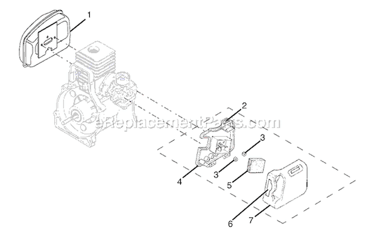 Page D Diagram and Parts List for RY70103A  Ryobi Trimmer