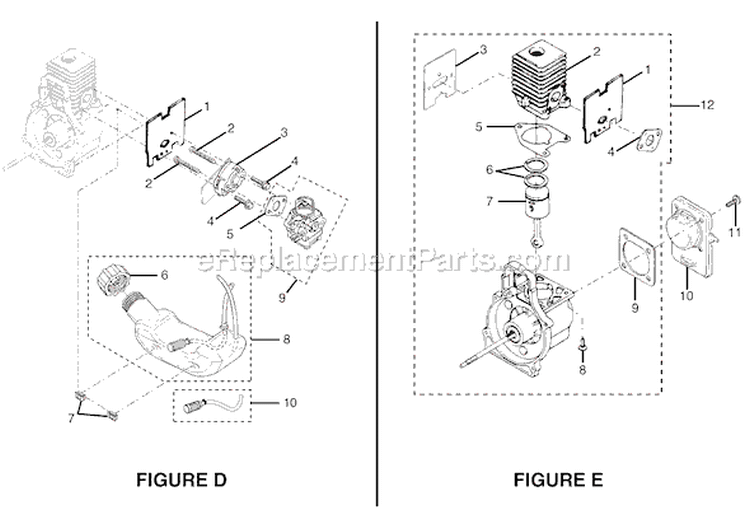 Page C Diagram and Parts List for RY70105A  Ryobi Trimmer
