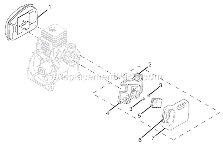 Page D Diagram and Parts List for RY70107  Ryobi Trimmer