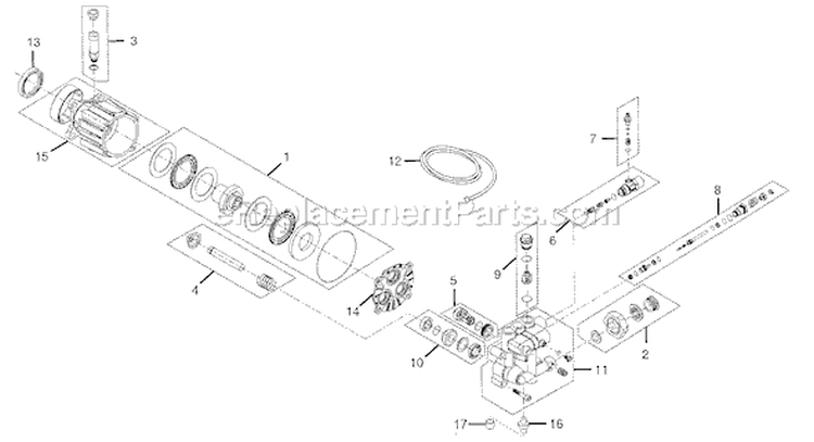 Page A Diagram and Parts List for RY80030 RY780030 Ryobi Pressure Washer