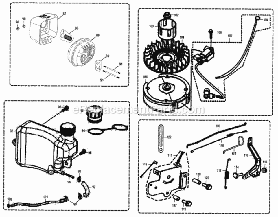 Page D Diagram and Parts List for RY80518  Ryobi Pressure Washer