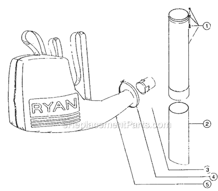 Page C Diagram and Parts List for 300 Ryan  809020001-911125000 Ryobi Trimmer
