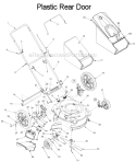 Page A Diagram and Parts List for 11A-545D034  Ryobi Lawn Mower
