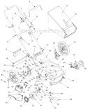 Page A Diagram and Parts List for 11A-546P034  Ryobi Lawn Mower