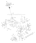 Page A Diagram and Parts List for 13AD678G034  Ryobi Lawn Tractor