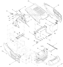 Page F Diagram and Parts List for 13AN688G034  Ryobi Lawn Tractor
