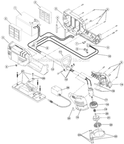 Page A Diagram and Parts List for 150R 41BE150E034 Ryobi Trimmer
