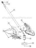 Page B Diagram and Parts List for 155VP 41AE55VC034 Ryobi Trimmer