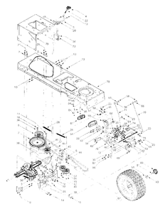 Part Location Diagram of 634-0177-0991 MTD Wheel assy comp
