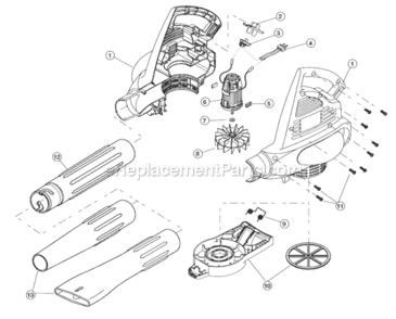 Part Location Diagram of 791-180510 Ryobi Switch
