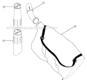 Page B Diagram and Parts List for 180R 41AB180C034 Ryobi Leaf Blower / Vacuum