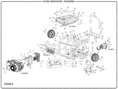 Part Location Diagram of 940617167 Ryobi Start Label