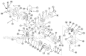Engine Assembly Diagram and Parts List for 2079R 41AD279A034 Ryobi Trimmer