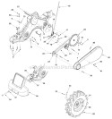 Part Location Diagram of 634-0239 Ryobi Wheel Assembly Left Hand 16.0 x 4.6