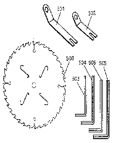 Replacement Diagram and Parts List for BT3000-1987  Ryobi Table Saw