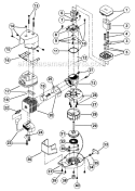 Page B Diagram and Parts List for 280R 41BR280C034 Ryobi Leaf Blower / Vacuum