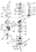 Part Location Diagram of 791-182204 Ryobi Carburetor Assembly