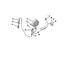 Flywheel Magneto System Diagram and Parts List for ER-160  Ryobi Hammer Drill