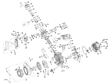 Figure E Diagram and Parts List for RY 908000 E (Rev 01)(090930339)(2018-09) Ryobi Generator