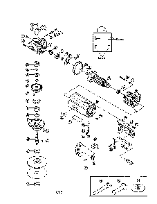 Disc sander Diagram and Parts List for G-1810C  Ryobi Sander