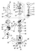 Page B Diagram and Parts List for 310BVR 41BS310G034 Ryobi Leaf Blower / Vacuum