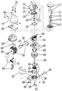 Part Location Diagram of 753-04245 Ryobi Module Assembly