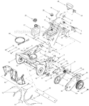 Part Location Diagram of 710-0848A Ryobi Axle, .35 x .5 x 20.75