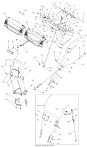 Page E Diagram and Parts List for 31AE6Q0F034  Ryobi Snow Blower